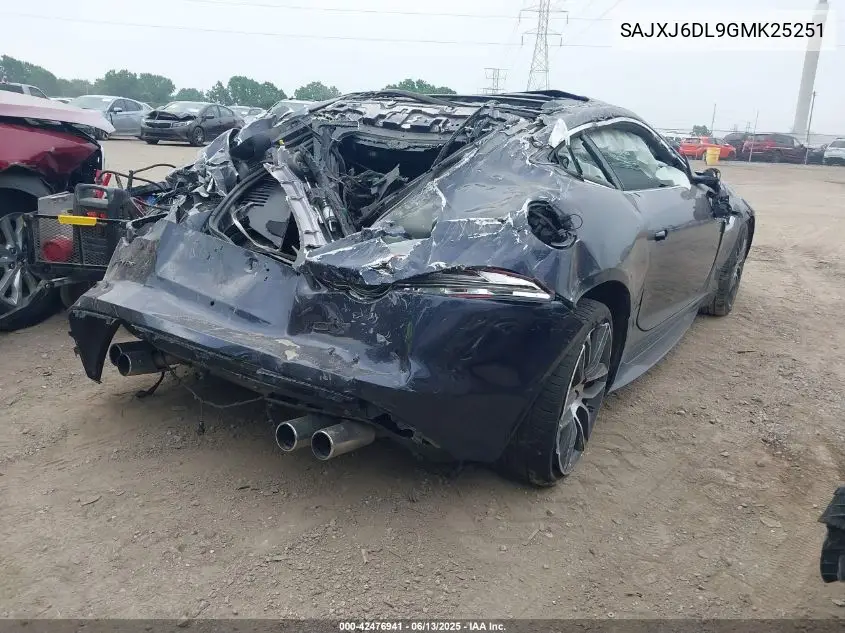 2016 Jaguar F-Type VIN: SAJXJ6DL9GMK25251 Lot: 42476941