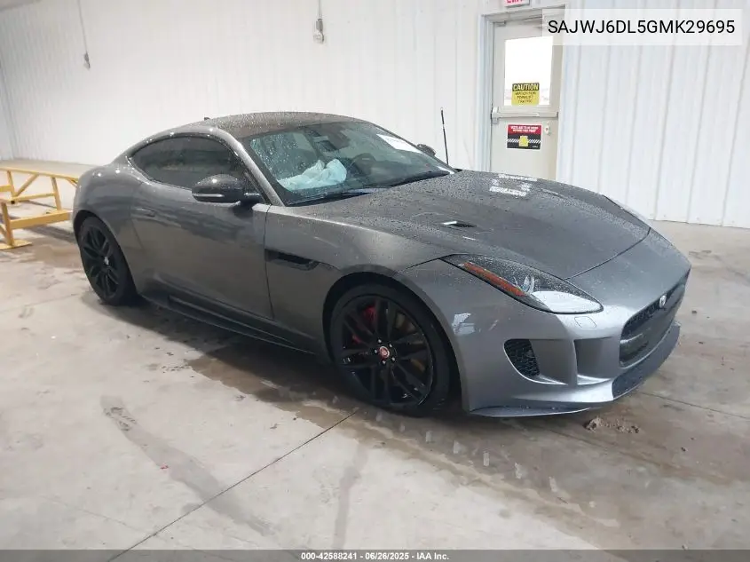 2016 Jaguar F-Type R VIN: SAJWJ6DL5GMK29695 Lot: 42588241
