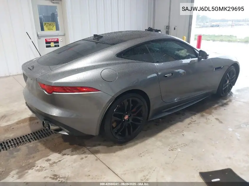 2016 Jaguar F-Type R VIN: SAJWJ6DL5GMK29695 Lot: 42588241