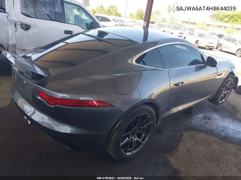 2017 Jaguar F-Type Premium VIN: SAJWA6AT4H8K44039 Lot: 41903821