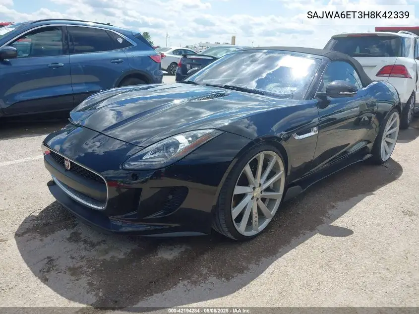 2017 Jaguar F-Type Premium VIN: SAJWA6ET3H8K42339 Lot: 42194284