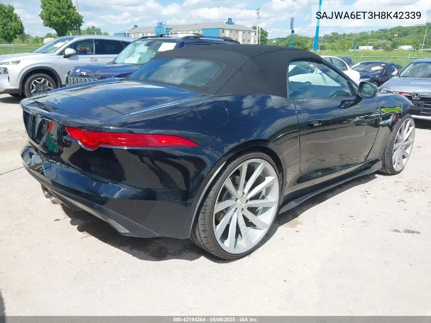 2017 Jaguar F-Type Premium VIN: SAJWA6ET3H8K42339 Lot: 42194284