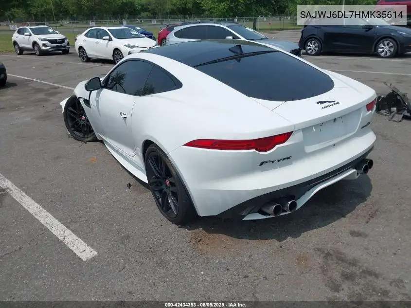 2017 Jaguar F-Type R VIN: SAJWJ6DL7HMK35614 Lot: 42434353