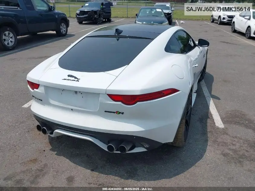 2017 Jaguar F-Type R VIN: SAJWJ6DL7HMK35614 Lot: 42434353