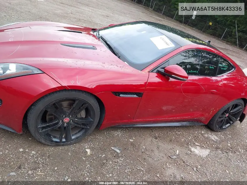 2017 Jaguar F-Type Premium VIN: SAJWA6AT5H8K43336 Lot: 42441000