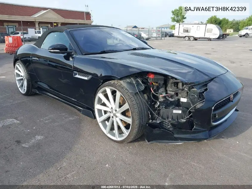 2017 Jaguar F-Type Premium VIN: SAJWA6ET3H8K42339 Lot: 42651012
