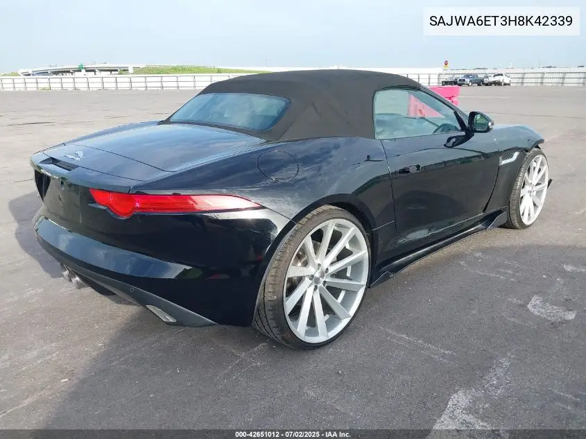 2017 Jaguar F-Type Premium VIN: SAJWA6ET3H8K42339 Lot: 42651012