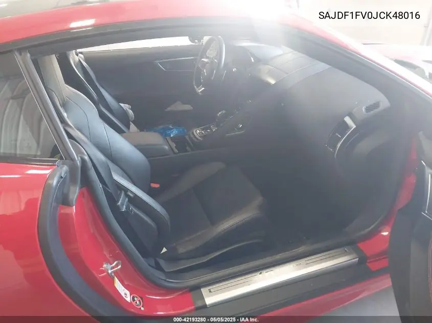 2018 Jaguar F-Type R-Dynamic VIN: SAJDF1FV0JCK48016 Lot: 42193280