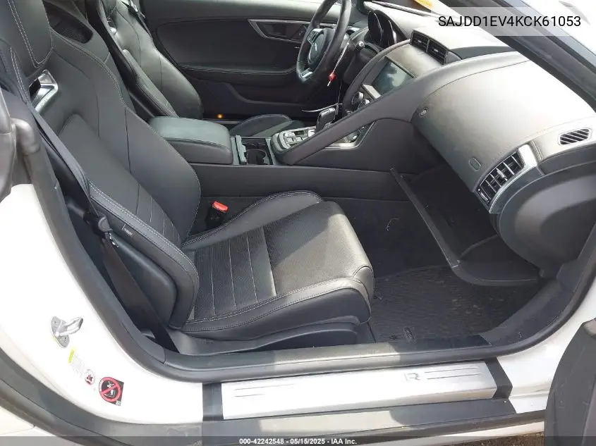 2019 Jaguar F-Type P340 VIN: SAJDD1EV4KCK61053 Lot: 42242548