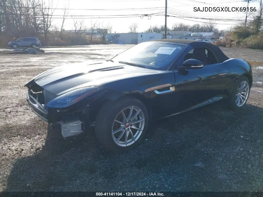 2020 Jaguar F-Type VIN: SAJDD5GX0LCK69156 Lot: 41141104