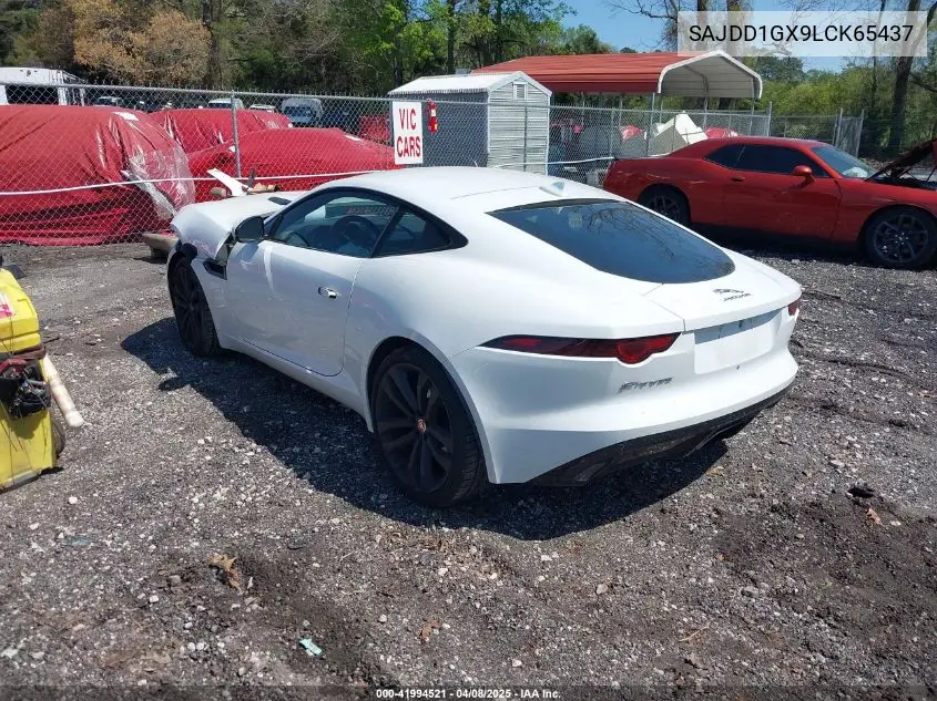 2020 Jaguar F-Type Checkered Flag Rwd Automatic/P300 Rwd Automatic VIN: SAJDD1GX9LCK65437 Lot: 41994521