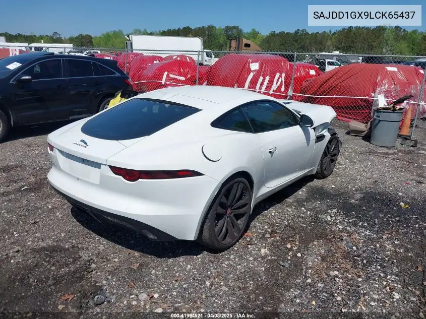 2020 Jaguar F-Type Checkered Flag Rwd Automatic/P300 Rwd Automatic VIN: SAJDD1GX9LCK65437 Lot: 41994521