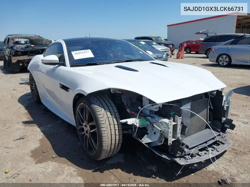2020 Jaguar F-Type Checkered Flag Rwd Automatic/P300 Rwd Automatic VIN: SAJDD1GX3LCK66731 Lot: 42031917
