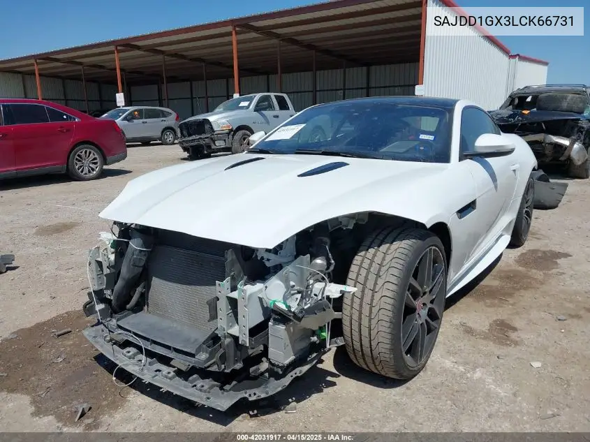 2020 Jaguar F-Type Checkered Flag Rwd Automatic/P300 Rwd Automatic VIN: SAJDD1GX3LCK66731 Lot: 42031917