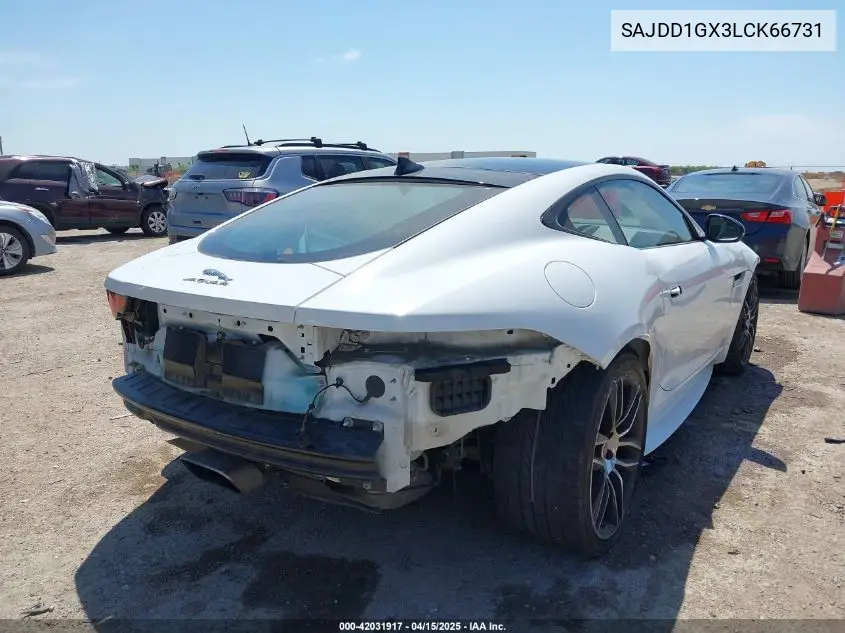 2020 Jaguar F-Type Checkered Flag Rwd Automatic/P300 Rwd Automatic VIN: SAJDD1GX3LCK66731 Lot: 42031917