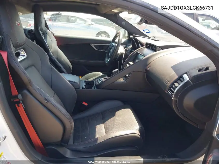 2020 Jaguar F-Type Checkered Flag Rwd Automatic/P300 Rwd Automatic VIN: SAJDD1GX3LCK66731 Lot: 42031917