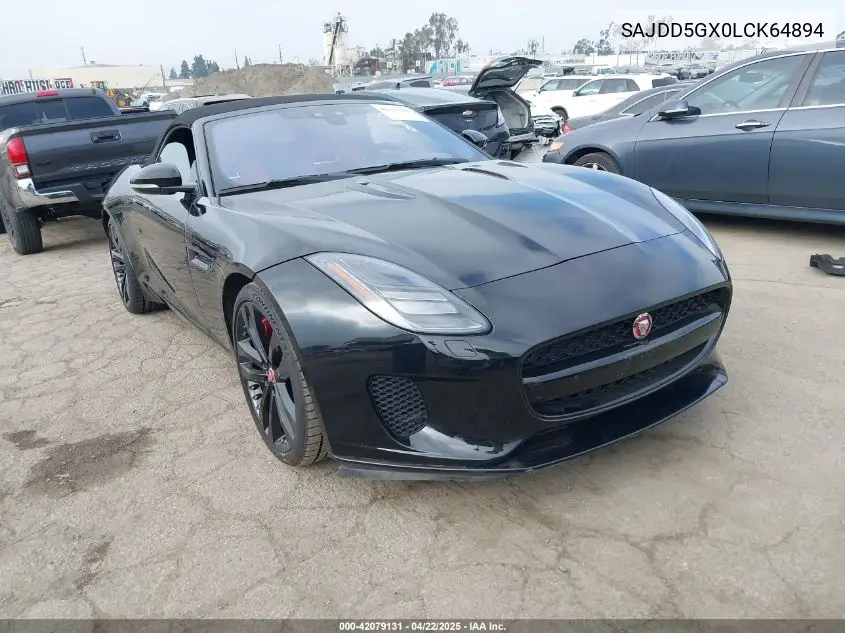 2020 Jaguar F-Type Checkered Flag Rwd Automatic/P300 Rwd Automatic VIN: SAJDD5GX0LCK64894 Lot: 42079131