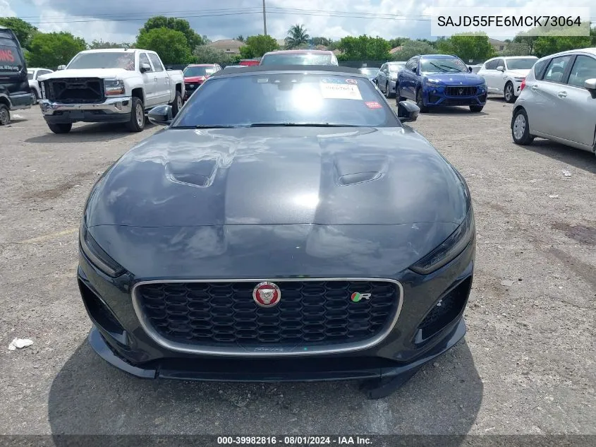 2021 Jaguar F-Type R Awd Automatic VIN: SAJD55FE6MCK73064 Lot: 39982816