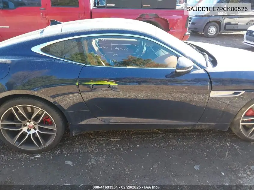 2023 Jaguar F-Type P450 Rwd Automatic VIN: SAJDD1EE7PCK80526 Lot: 41693951