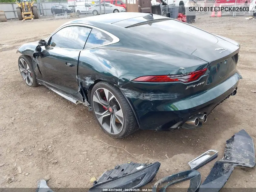 2023 Jaguar F-Type P450 R-Dynamic Awd Automatic VIN: SAJD81EE3PCK82603 Lot: 42378488