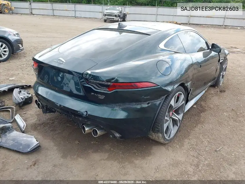 2023 Jaguar F-Type P450 R-Dynamic Awd Automatic VIN: SAJD81EE3PCK82603 Lot: 42378488