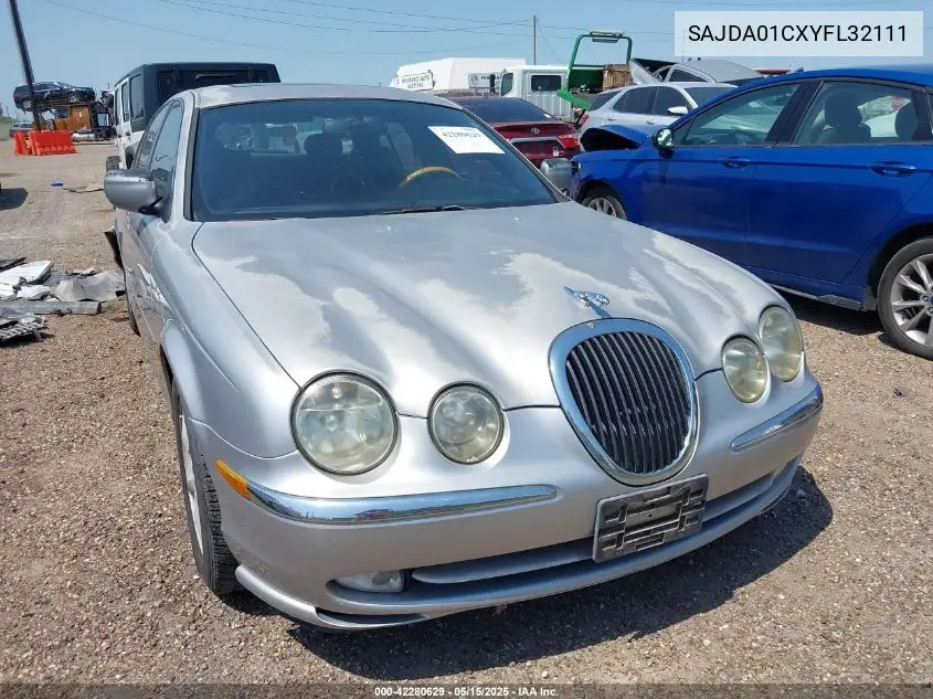 2000 Jaguar S-Type 3.0L V6 VIN: SAJDA01CXYFL32111 Lot: 42280629