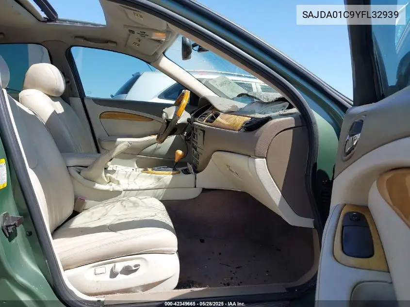 2000 Jaguar S-Type 3.0L V6 VIN: SAJDA01C9YFL32939 Lot: 42349665