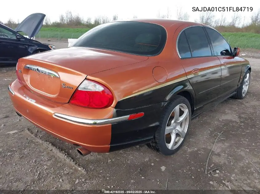 2001 Jaguar S-Type 3.0L V6 VIN: SAJDA01C51FL84719 Lot: 42192335