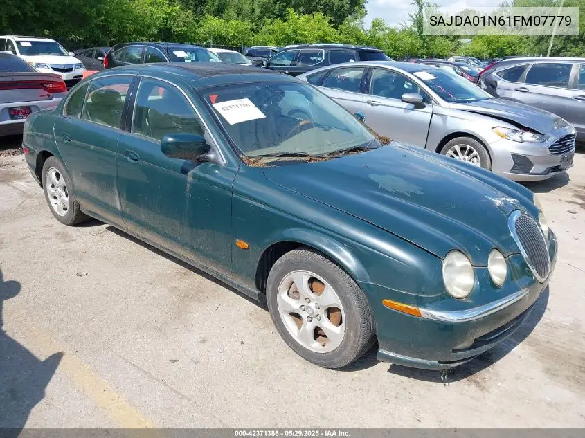 2001 Jaguar S-Type 3.0L V6 VIN: SAJDA01N61FM07779 Lot: 42371386