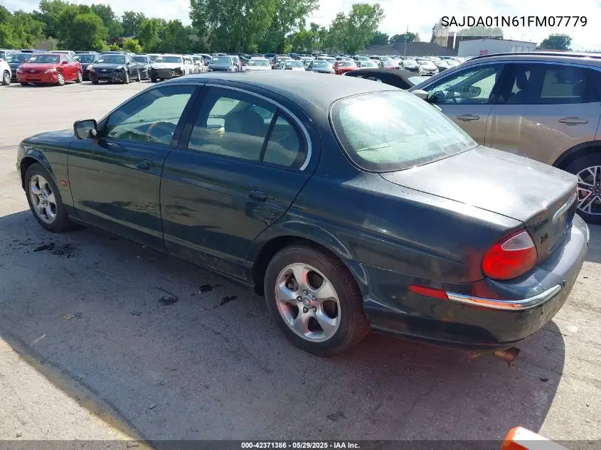2001 Jaguar S-Type 3.0L V6 VIN: SAJDA01N61FM07779 Lot: 42371386