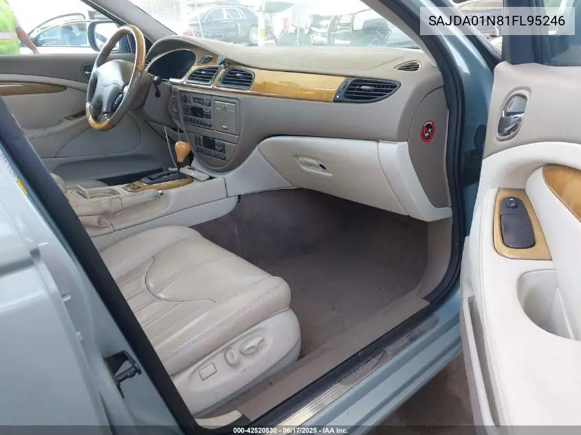 2001 Jaguar S-Type 3.0L V6 VIN: SAJDA01N81FL95246 Lot: 42520530