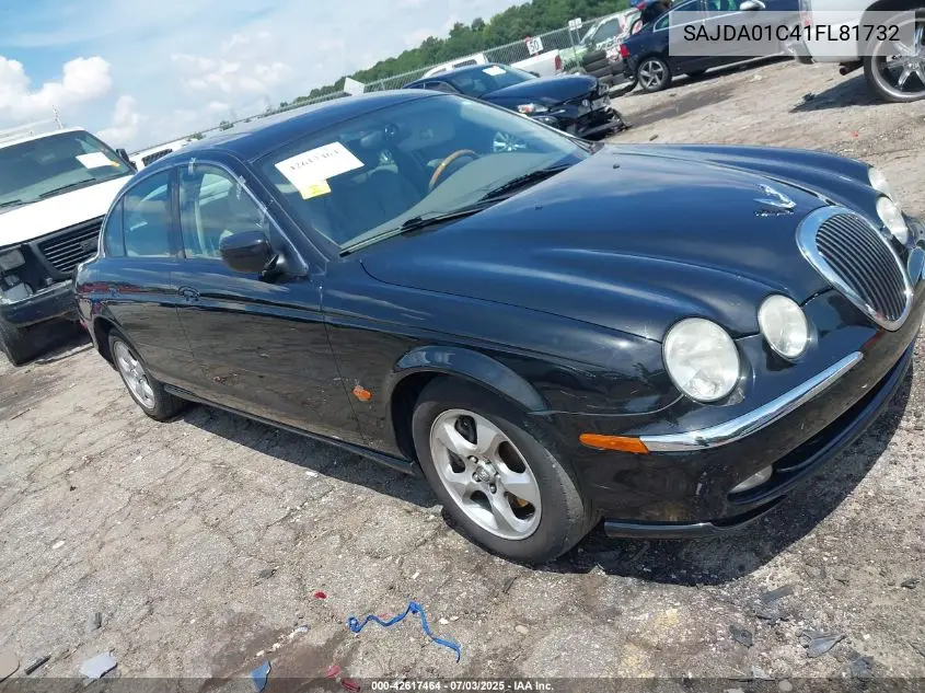 2001 Jaguar S-Type 3.0L V6 VIN: SAJDA01C41FL81732 Lot: 42617464
