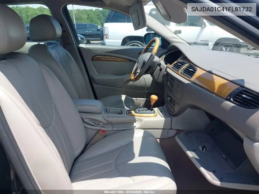 2001 Jaguar S-Type 3.0L V6 VIN: SAJDA01C41FL81732 Lot: 42617464