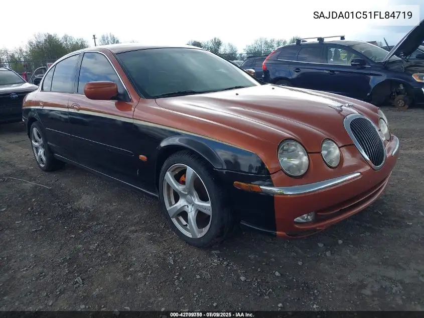 2001 Jaguar S-Type 3.0L V6 VIN: SAJDA01C51FL84719 Lot: 42709750