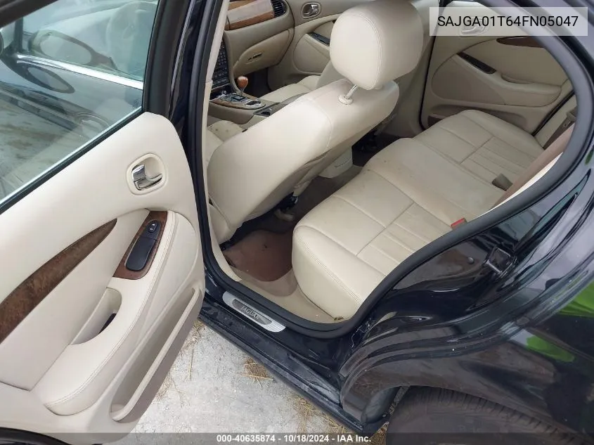 2004 Jaguar S-Type VIN: SAJGA01T64FN05047 Lot: 40635874
