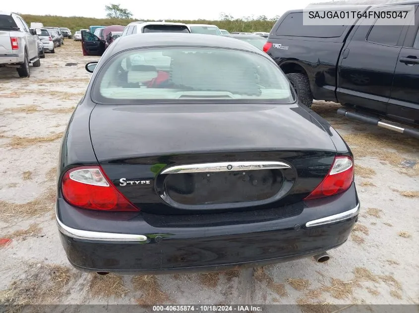 2004 Jaguar S-Type VIN: SAJGA01T64FN05047 Lot: 40635874