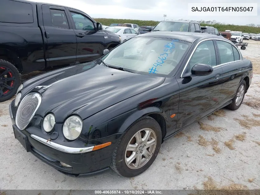 2004 Jaguar S-Type VIN: SAJGA01T64FN05047 Lot: 40635874