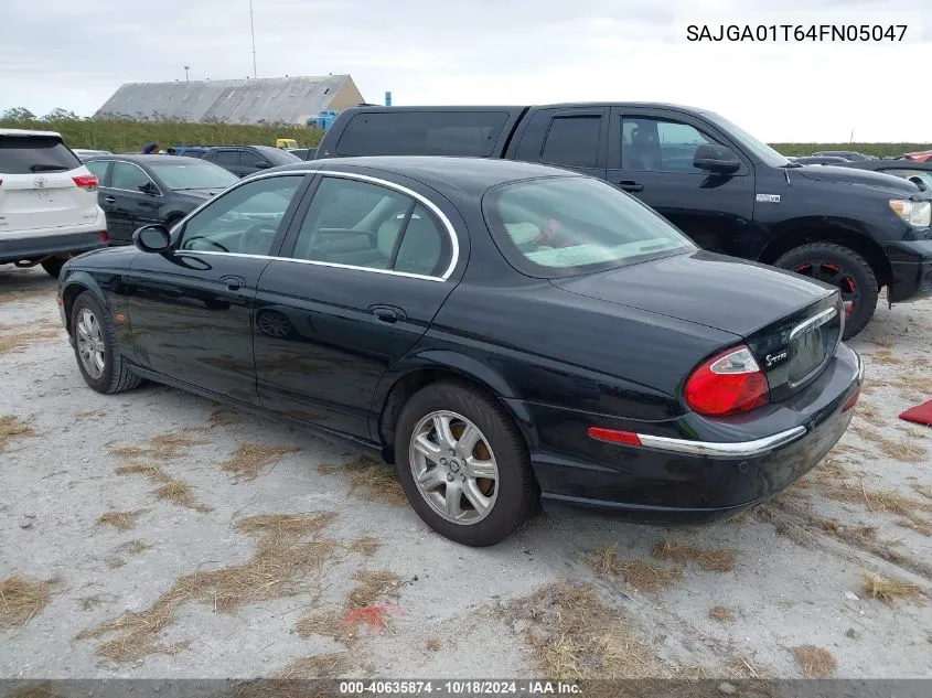 2004 Jaguar S-Type VIN: SAJGA01T64FN05047 Lot: 40635874