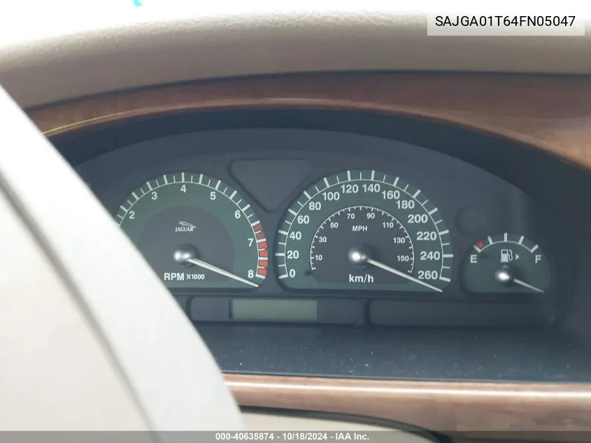 2004 Jaguar S-Type VIN: SAJGA01T64FN05047 Lot: 40635874
