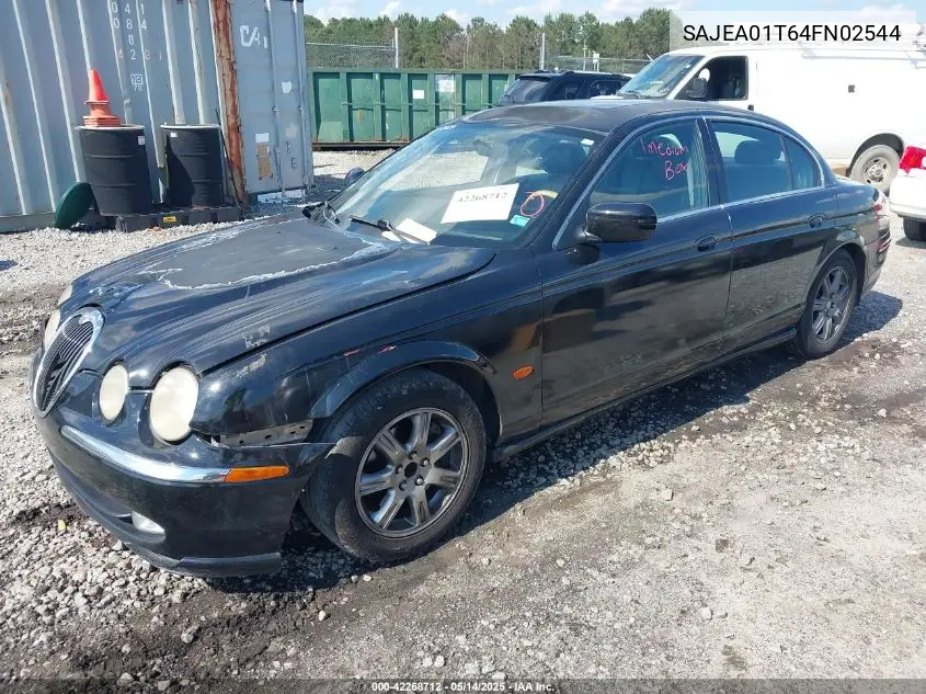 2004 Jaguar S-Type 3.0L V6 VIN: SAJEA01T64FN02544 Lot: 42268712