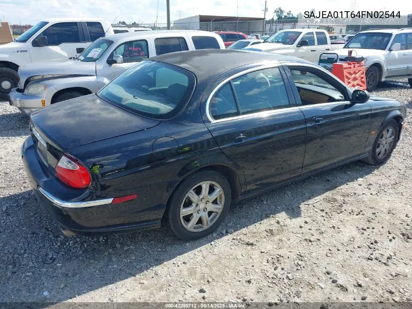 2004 Jaguar S-Type 3.0L V6 VIN: SAJEA01T64FN02544 Lot: 42268712