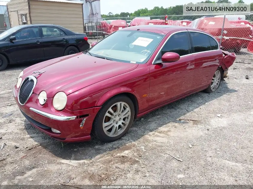 2004 Jaguar S-Type 4.2L V8 VIN: SAJEA01U64HN09300 Lot: 42404484