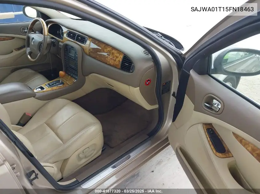 2005 Jaguar S-Type 3.0L V6 VIN: SAJWA01T15FN18463 Lot: 41877320