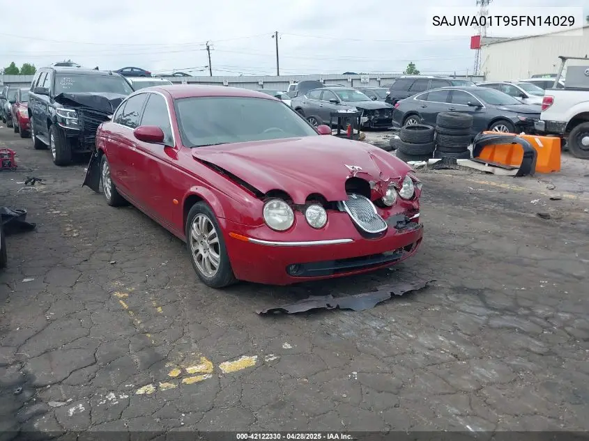 2005 Jaguar S-Type 3.0L V6 VIN: SAJWA01T95FN14029 Lot: 42122330