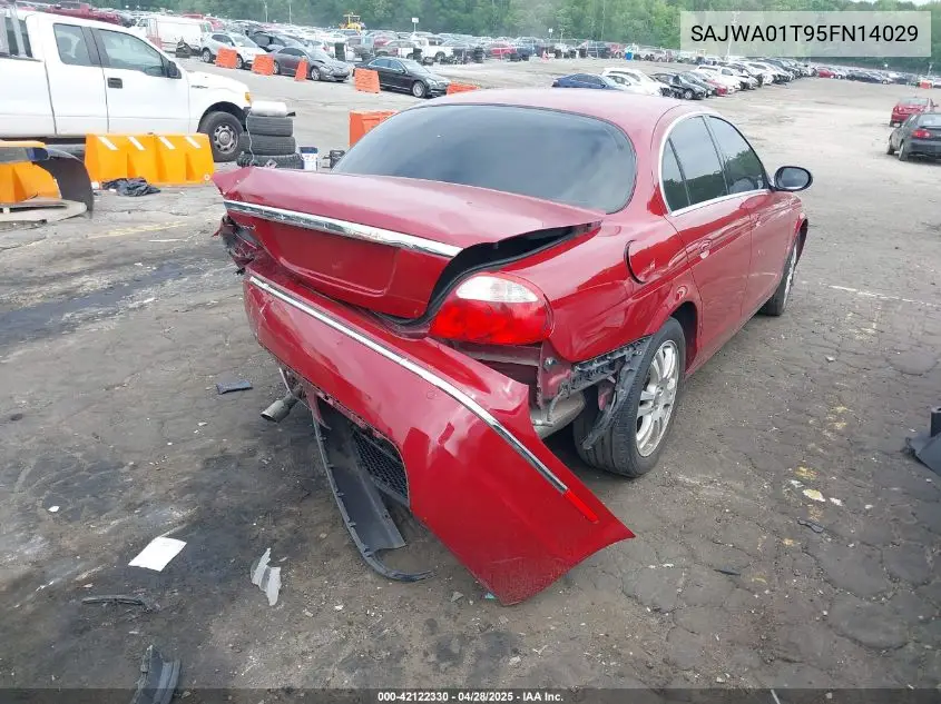 2005 Jaguar S-Type 3.0L V6 VIN: SAJWA01T95FN14029 Lot: 42122330
