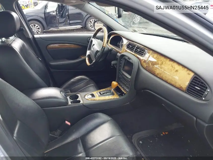 2005 Jaguar S-Type 4.2L V8 VIN: SAJWA01U55HN25445 Lot: 42273192