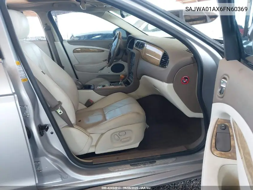 2006 Jaguar S-Type 3.0L V6 VIN: SAJWA01AX6FN60369 Lot: 42454913