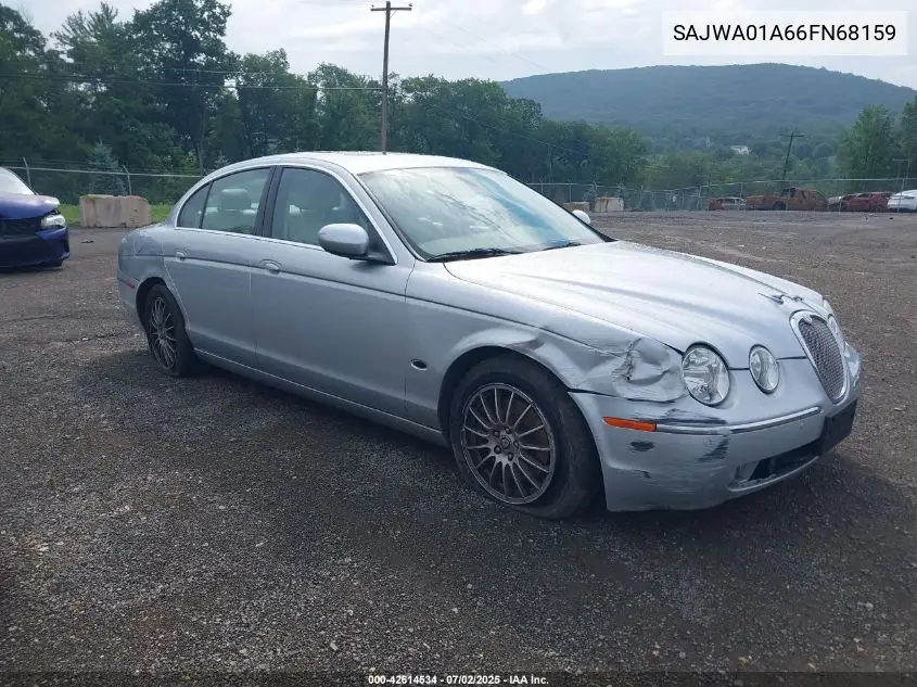 2006 Jaguar S-Type VIN: SAJWA01A66FN68159 Lot: 42614534
