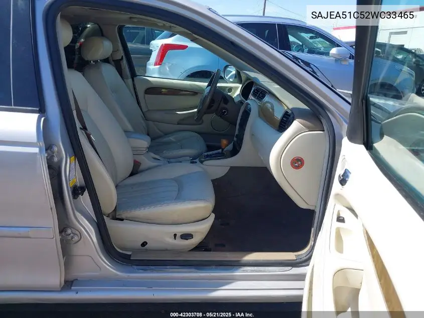 2002 Jaguar X-Type 3.0L VIN: SAJEA51C52WC33465 Lot: 42303708