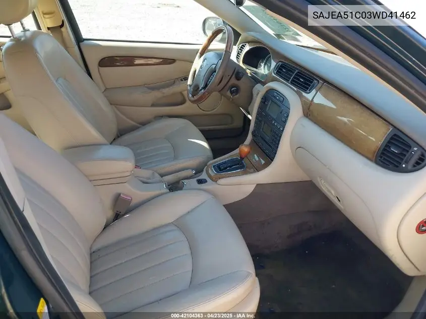 2003 Jaguar X-Type 3.0 VIN: SAJEA51C03WD41462 Lot: 42104363